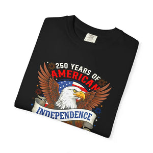 Independence Eagle T‑shirt, ?250 Years of American Independence’ July 4th Patriotic Tee - T-shirts - m