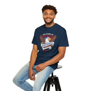 Independence Eagle T‑shirt, ?250 Years of American Independence’ July 4th Patriotic Tee - T-shirts - m