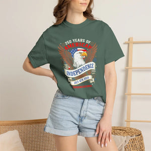 Independence Eagle T‑shirt, ?250 Years of American Independence’ July 4th Patriotic Tee - T-shirts - m