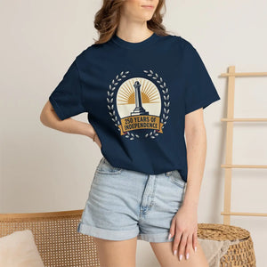 Independence Lighthouse Tee, ?250 Years of Independence’ Commemorative T-shirt - T-shirts - m