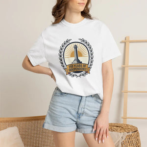 Independence Lighthouse Tee, ?250 Years of Independence’ Commemorative T-shirt - T-shirts - m