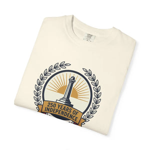 Independence Lighthouse Tee, ?250 Years of Independence’ Commemorative T-shirt - T-shirts - m