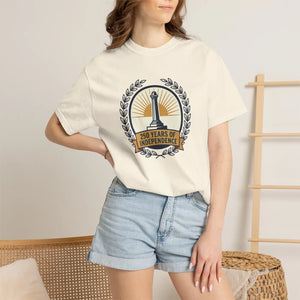 Independence Lighthouse Tee, ?250 Years of Independence’ Commemorative T-shirt - T-shirts - m
