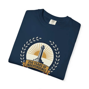 Independence Lighthouse Tee, ?250 Years of Independence’ Commemorative T-shirt - T-shirts - m