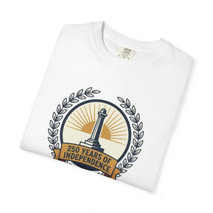 Independence Lighthouse Tee, ?250 Years of Independence’ Commemorative T-shirt - T-shirts - m