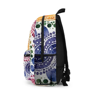 Stylish Indian Ethnic Backpack with Adjustable Shoulder Straps - Dipaliz - one Size - Backpacks