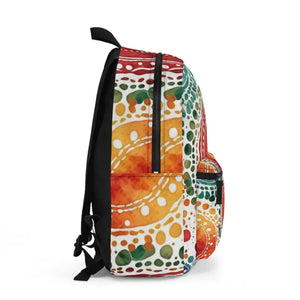Stylish Indian Ethnic Backpack with Adjustable Shoulder Straps - Dipaliz - one Size - Backpacks