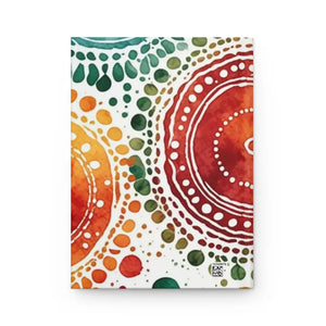 Iconic Indian Bandhani Hardcover Journal for Dreamers - Dipaliz - Journals