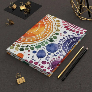 Iconic Indian Bandhani Hardcover Journal for Dreamers - Dipaliz - Journals