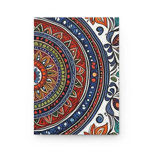 Indian Bandhani Pattern Matte Hardcover Journal - Dipaliz - Journals