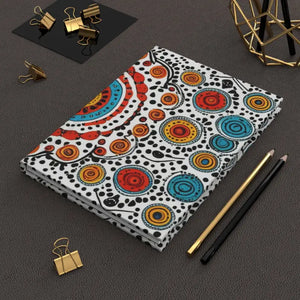 Stylish Indian Bandhani Matte Hardcover Journal - Dipaliz - Journals