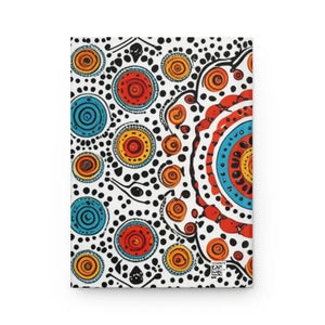 Stylish Indian Bandhani Matte Hardcover Journal - Dipaliz - Journals