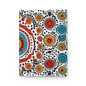Stylish Indian Bandhani Matte Hardcover Journal - Dipaliz - Journals