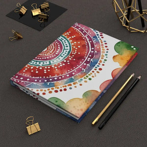 Paper Products - Stylish Indian Bandhani Pattern Hardcover Journal - Dipaliz