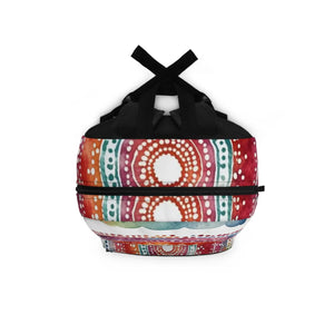 Vibrant Indian Ethnic Backpack - Canvas Travel Bag - Dipaliz - Backpacks