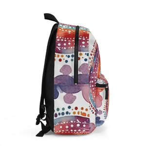 Vibrant Indian Ethnic Backpack - Canvas Travel Bag - Dipaliz - Backpacks