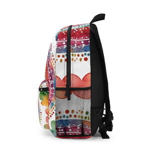 Vibrant Indian Ethnic Backpack - Canvas Travel Bag - Dipaliz - Backpacks