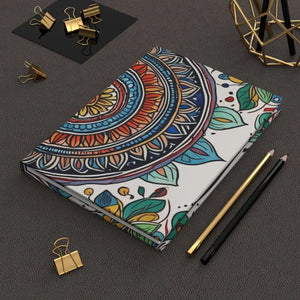Stylish Indian Ethnic Pattern Hardcover Journal - Dipaliz - Journals