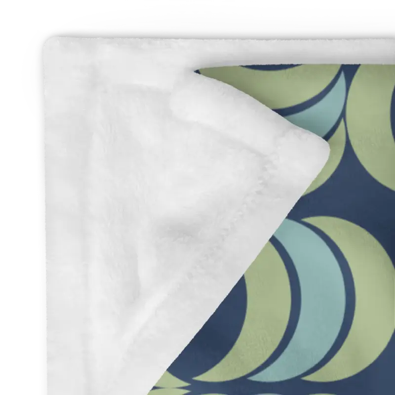 Experience Silk-soft Bliss with Teal Blue Green Throw Blanket - Home and Living