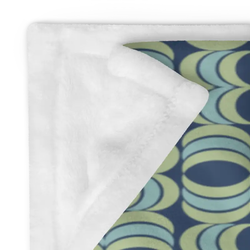 Experience Silk-soft Bliss with Teal Blue Green Throw Blanket - Home and Living