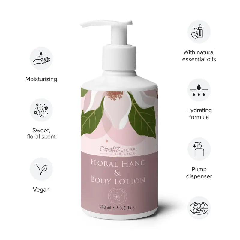 Indulge In Floral Bliss: Luxe Body Lotion For Velvety