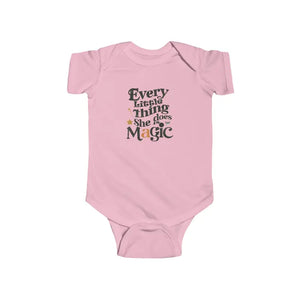 Every Little Thing she does is Magic Baby Jersey Bodysuit - Dipaliz - Pink / Nb (0-3m) - One-pieces
