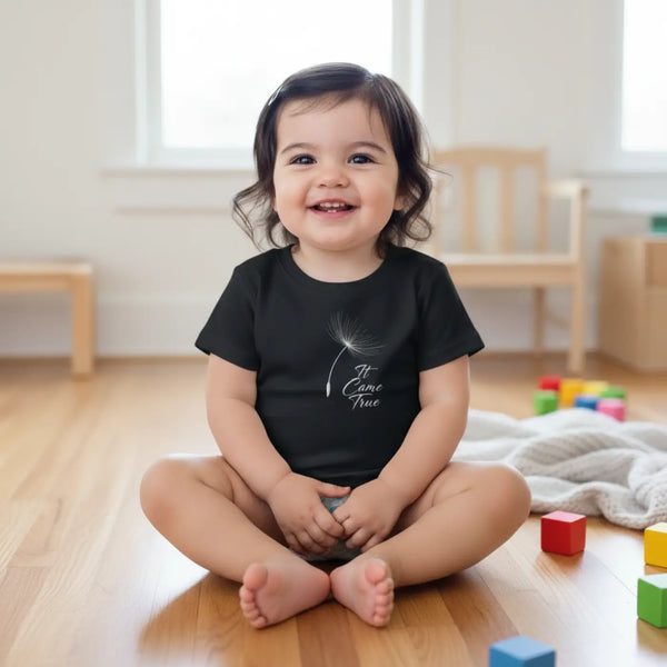 Soft Minimal Dandelion Infant Tee - Cotton Baby Shirt - Dipaliz - Kids Clothes