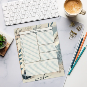 Chic Daily Planner - Seamless Organization Style - Dipaliz - Notepads