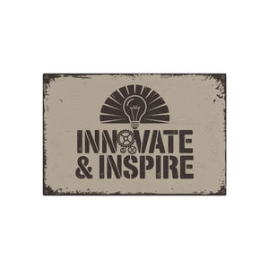 Vintage Metal Art Sign - Believe in Yourself Home Decor - Dipaliz - Novelty Signs