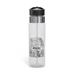 Aquaholic Sport Bottle Blue Green Bpa Free Plastic - Dipaliz - Water Bottles
