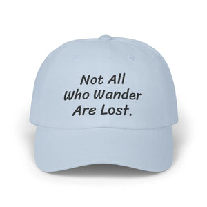 Premium Inspirational Dad Cap - Wanderlust White - Dipaliz - Baseball Caps