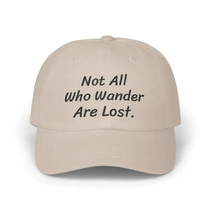 Premium Inspirational Dad Cap - Wanderlust White - Dipaliz - Baseball Caps