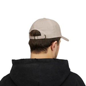 Premium Inspirational Dad Cap - Wanderlust White - Dipaliz - Baseball Caps