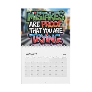 Inspiring Wall Calendars 2026 Premium Quality Paper - Dipaliz - 10.8’’ x 8.4’’ / Semi Glossy