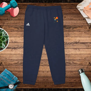 Unisex Fleece Joggers - Cozy Dark Grey Heather Comfort - Dipaliz