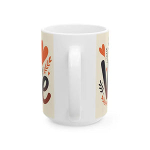 Inspiring Ceramic Mug - Cheerful Colors Thoughtful Gift - Dipaliz - Mugs