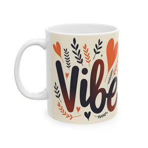 Inspiring Ceramic Mug - Cheerful Colors Thoughtful Gift - Dipaliz - Mugs