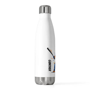 Insulated Bottle - Baseball Batter Graphic 20oz Sports Water - Mug