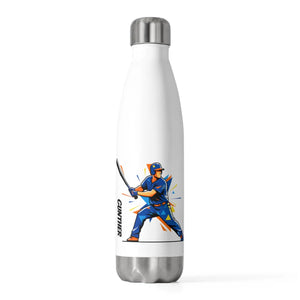 Insulated Bottle - Baseball Batter Graphic 20oz Sports Water - Mug