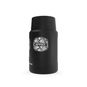 Insulated Food Jar - Aquaholic Meal Prep Design - Dipaliz - 16.9oz / Black - Thermoses