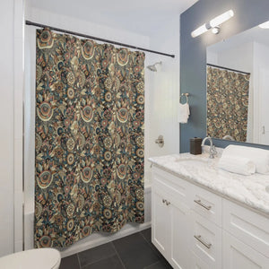 Floral Shower Curtains – One-sided Print - Dipaliz