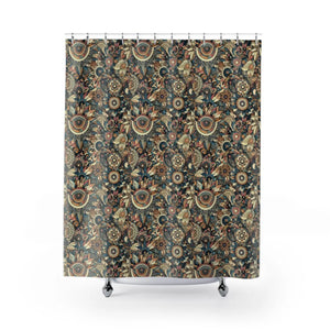 Floral Shower Curtains – One-sided Print - Dipaliz