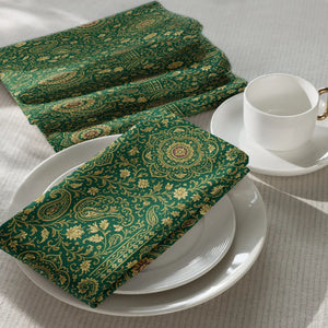 Intricate Cloth Napkin Set - Unique Design of 4 - Dipaliz - Napkins