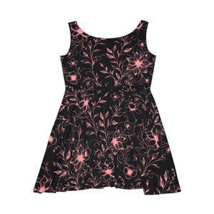 Skater Dress – Designed Flowers Vines Eco Dipaliz - Dresses - Xs