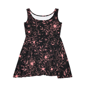 Skater Dress – Designed Flowers Vines Eco Dipaliz - Dresses - Xs