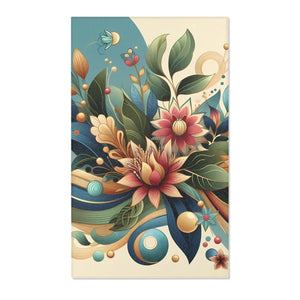 Flowers Area Rugs – Soft Polyester Chenille - Dipaliz