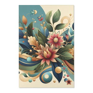 Flowers Area Rugs – Soft Polyester Chenille - Dipaliz