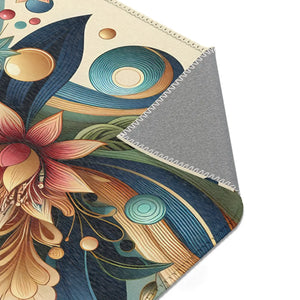 Flowers Area Rugs – Soft Polyester Chenille - Dipaliz