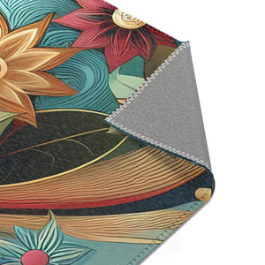 Flowers Area Rugs – Soft Polyester Chenille - Dipaliz