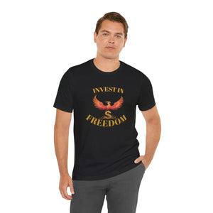 Unisex Short Sleeve Tee - Invest in Freedom - Dipaliz - T-shirts